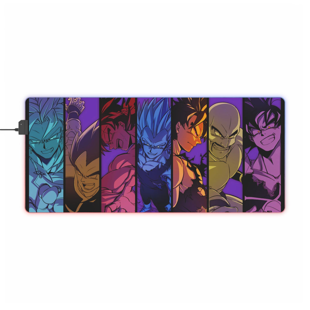 Anime Dragon Ball Z RGB LED Mouse Pad (Desk Mat)