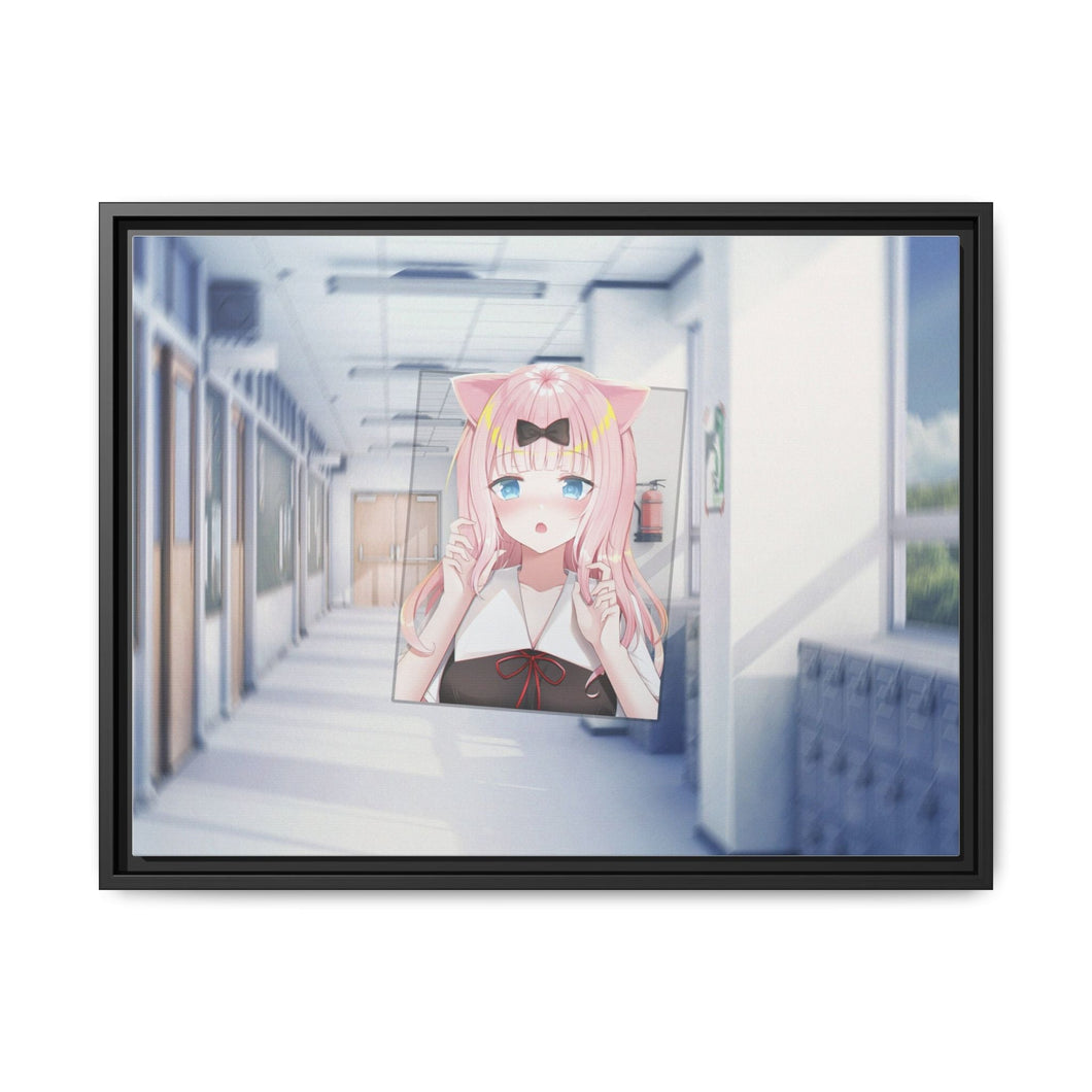 Chika Fujiwara Canvas Framed Art Print