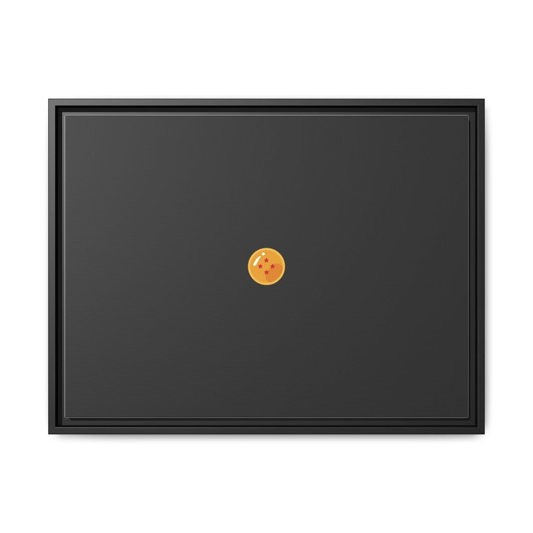 Goku's grandpa Canvas Framed Art Print