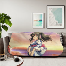 Load image into Gallery viewer, Rascal Does Not Dream of Bunny Girl Senpai Sherpa Blanket
