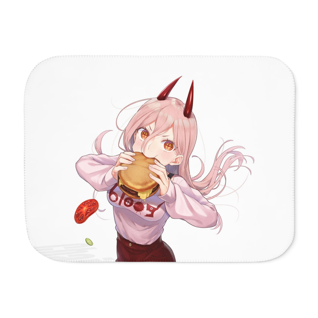 Anime Chainsaw Man Sherpa Blanket