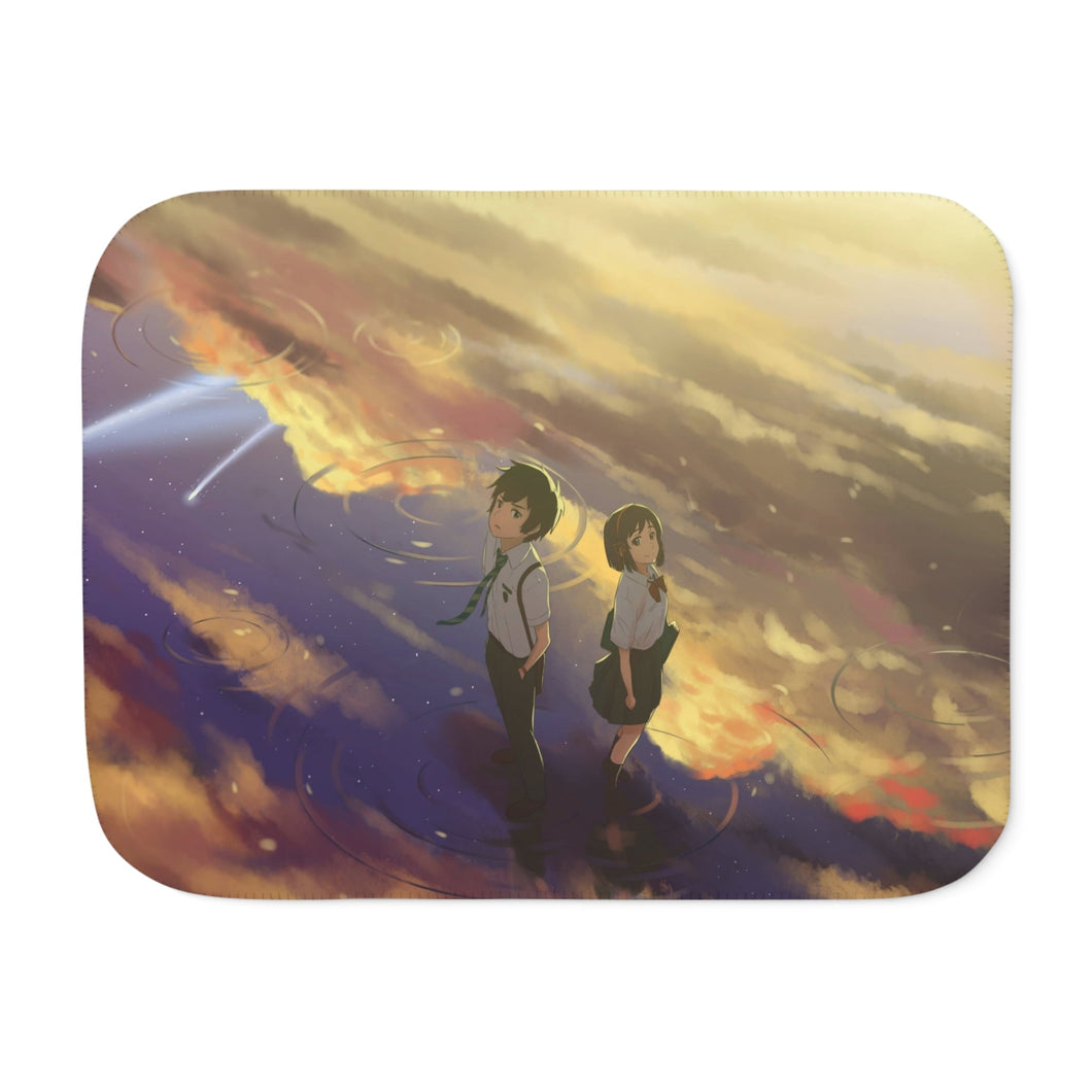 Your Name. Sherpa Blanket