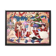Anime Love, Chuni Canvas Framed Art Print