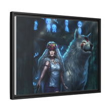 Load image into Gallery viewer, Anime Princess Mononoke Canvas Framed Art Print
