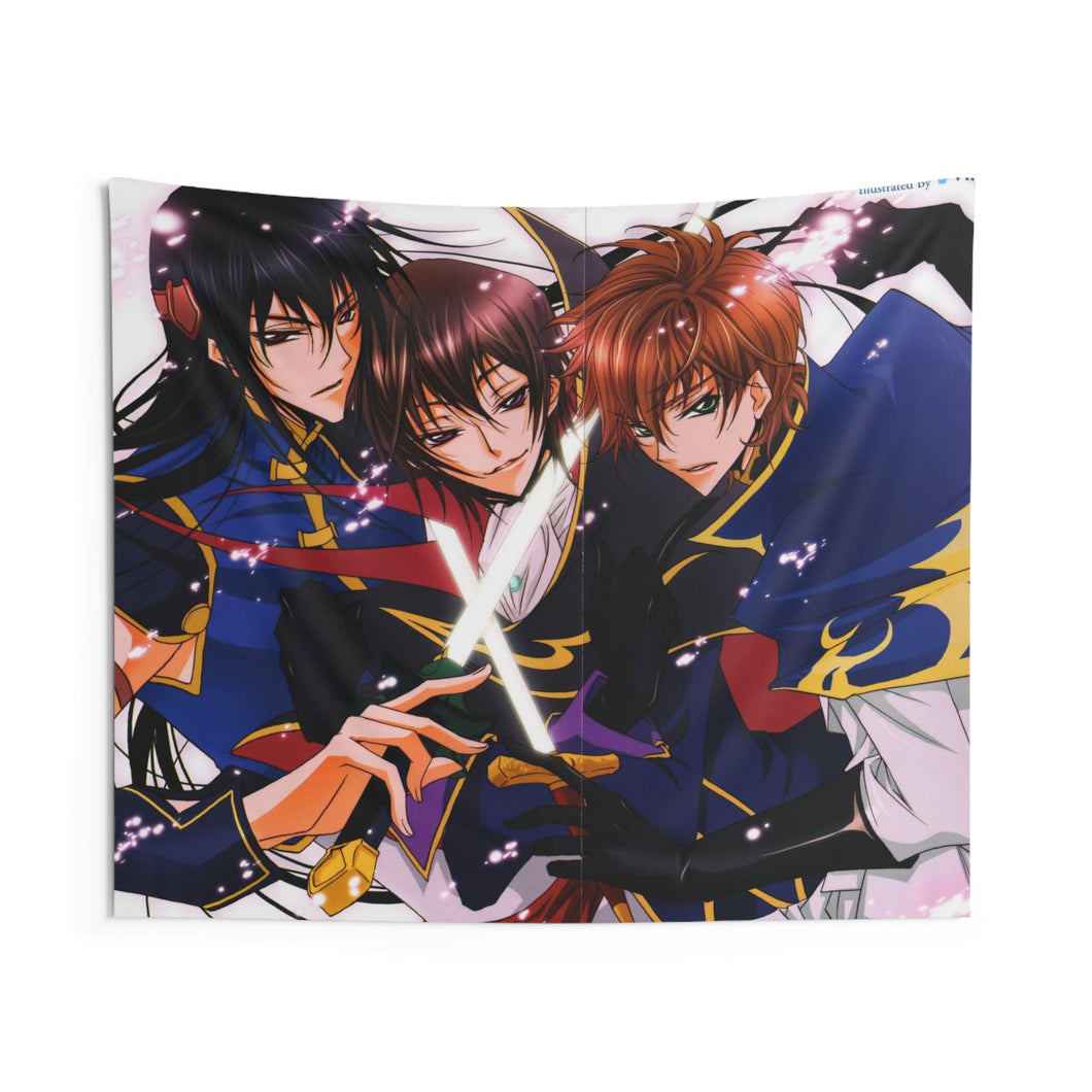 Code Geass Lelouch Lamperouge, Suzaku Kururugi Indoor Wall Tapestry
