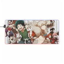 Load image into Gallery viewer, My Hero Academia Izuku Midoriya, Katsuki Bakugou, Tenya Iida, Shouta Aizawa, Tsuyu Asui RGB LED Mouse Pad (Desk Mat)
