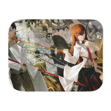 Load image into Gallery viewer, Makise &amp; Kyouma Worldline Sherpa Blanket
