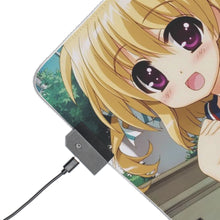 Load image into Gallery viewer, Magical Girl Lyrical Nanoha RGB LED Mouse Pad (Desk Mat)
