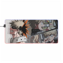 Load image into Gallery viewer, My Hero Academia Katsuki Bakugou RGB LED Mouse Pad (Desk Mat)
