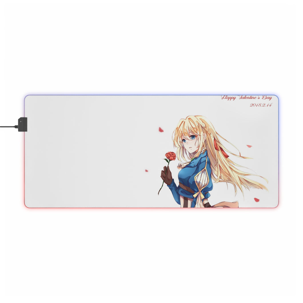Violet Evergarden Violet Evergarden, Violet Evergarden RGB LED Mouse Pad (Desk Mat)