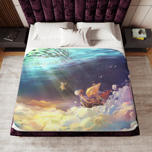 Load image into Gallery viewer, The Merry Under the Ocean Sherpa Blanket

