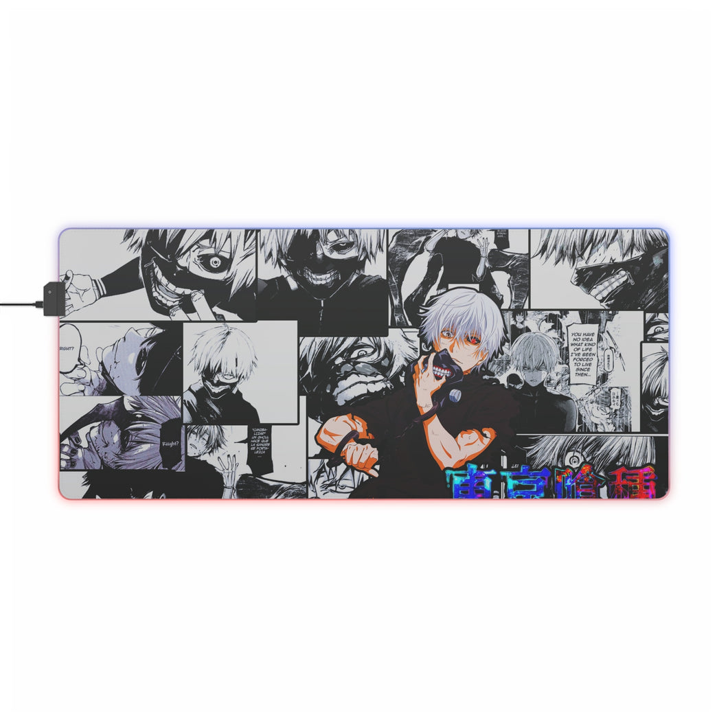 Tokyo Ghoul Ken Kaneki RGB LED Mouse Pad (Desk Mat)