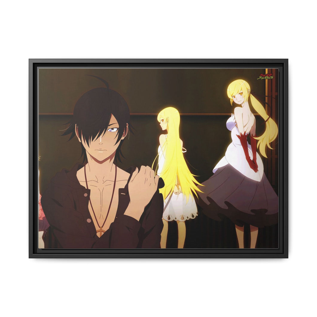 Monogatari (Series) Canvas Framed Art Print