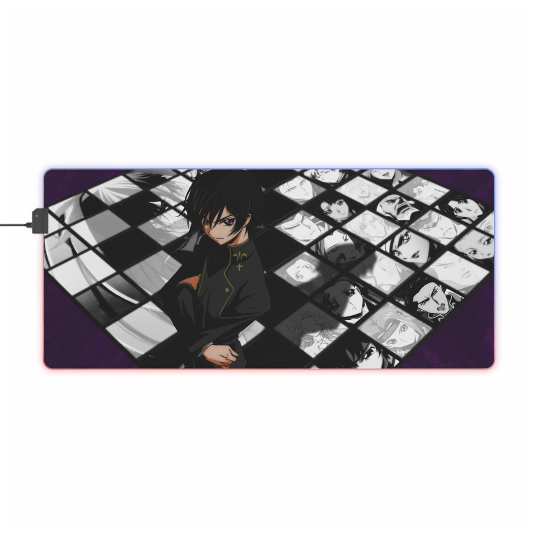 Code Geass Lelouch Lamperouge RGB LED Mouse Pad (Desk Mat)