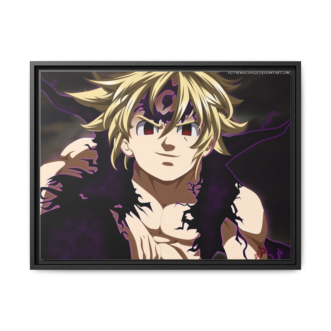 The Seven Deadly Sins Meliodas Canvas Framed Art Print