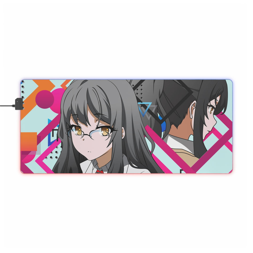 Rascal Does Not Dream Of Bunny Girl Senpai RGB LED Mouse Pad (Desk Mat)