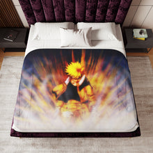 Load image into Gallery viewer, Anime Naruto Sherpa Blanket
