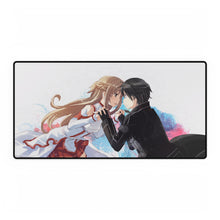 Load image into Gallery viewer, Kirito and Asuna Mouse Pad (Desk Mat)

