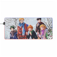 Hinata Shouyou, Kageyama Tobio, Yachi Hitoka RGB LED Mouse Pad (Desk Mat)