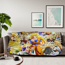 Load image into Gallery viewer, Dragon Ball Z Super Saiyajin 3 Sherpa Blanket
