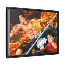 Load image into Gallery viewer, Sabo,Ace and Luffy Canvas Framed Art Print
