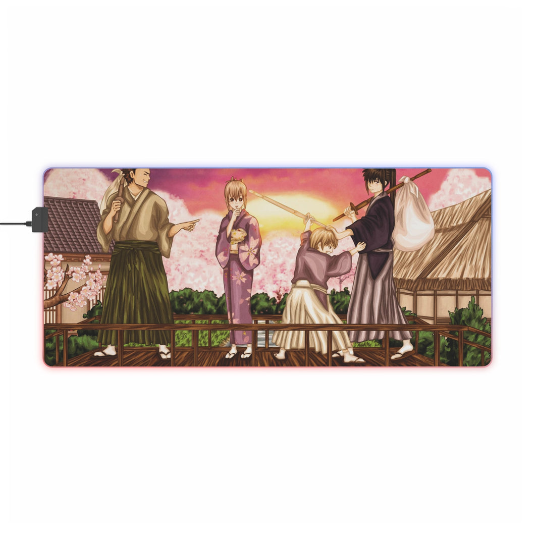 Anime Gintama RGB LED Mouse Pad (Desk Mat)