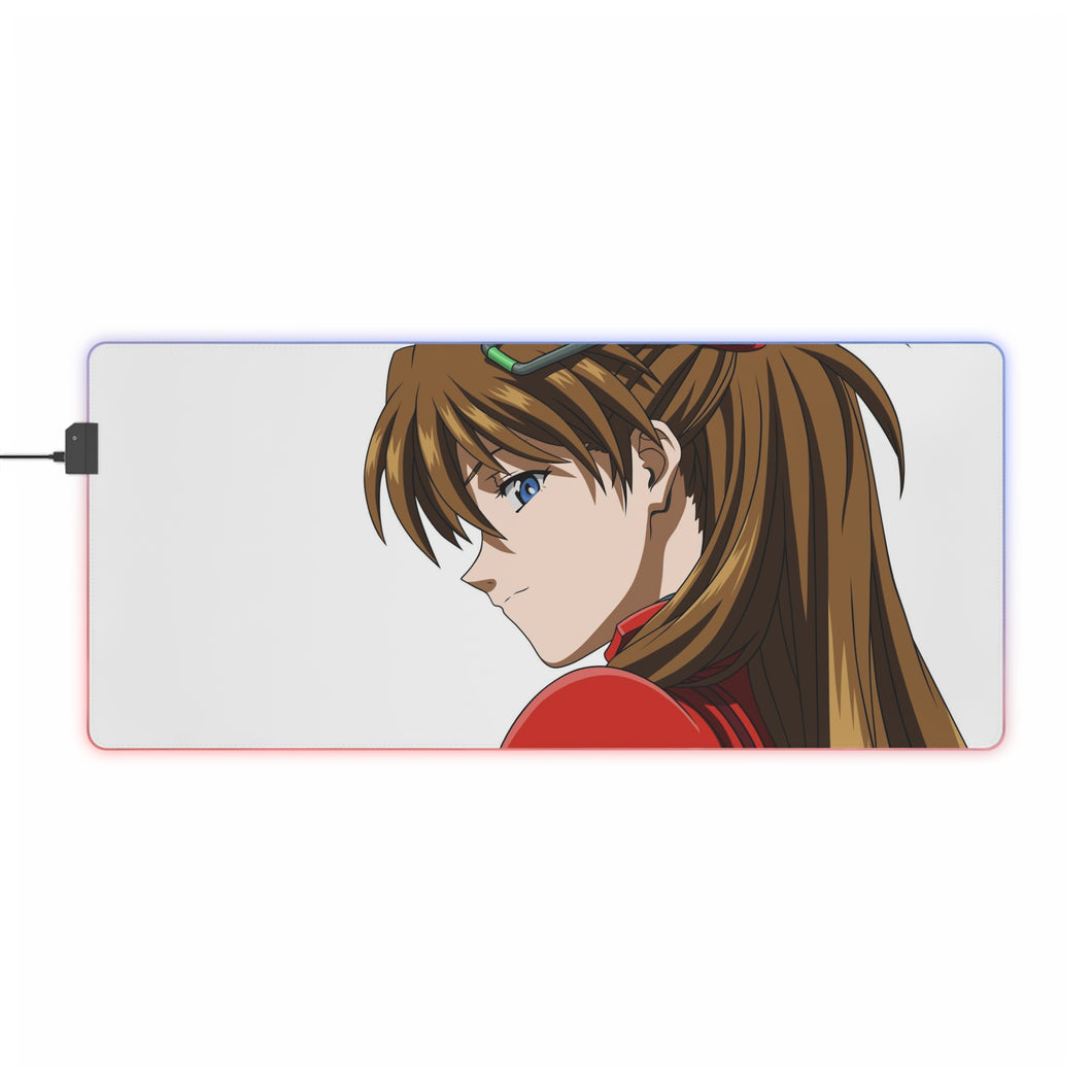 Asuka Langley - Neon Genesis Evangelion RGB LED Mouse Pad (Desk Mat)