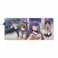 Clannad Tomoya Okazaki, Nagisa Furukawa, Tomoyo Sakagami, Kyou Fujibayashi, Youhei Sunohara RGB LED Mouse Pad (Desk Mat)