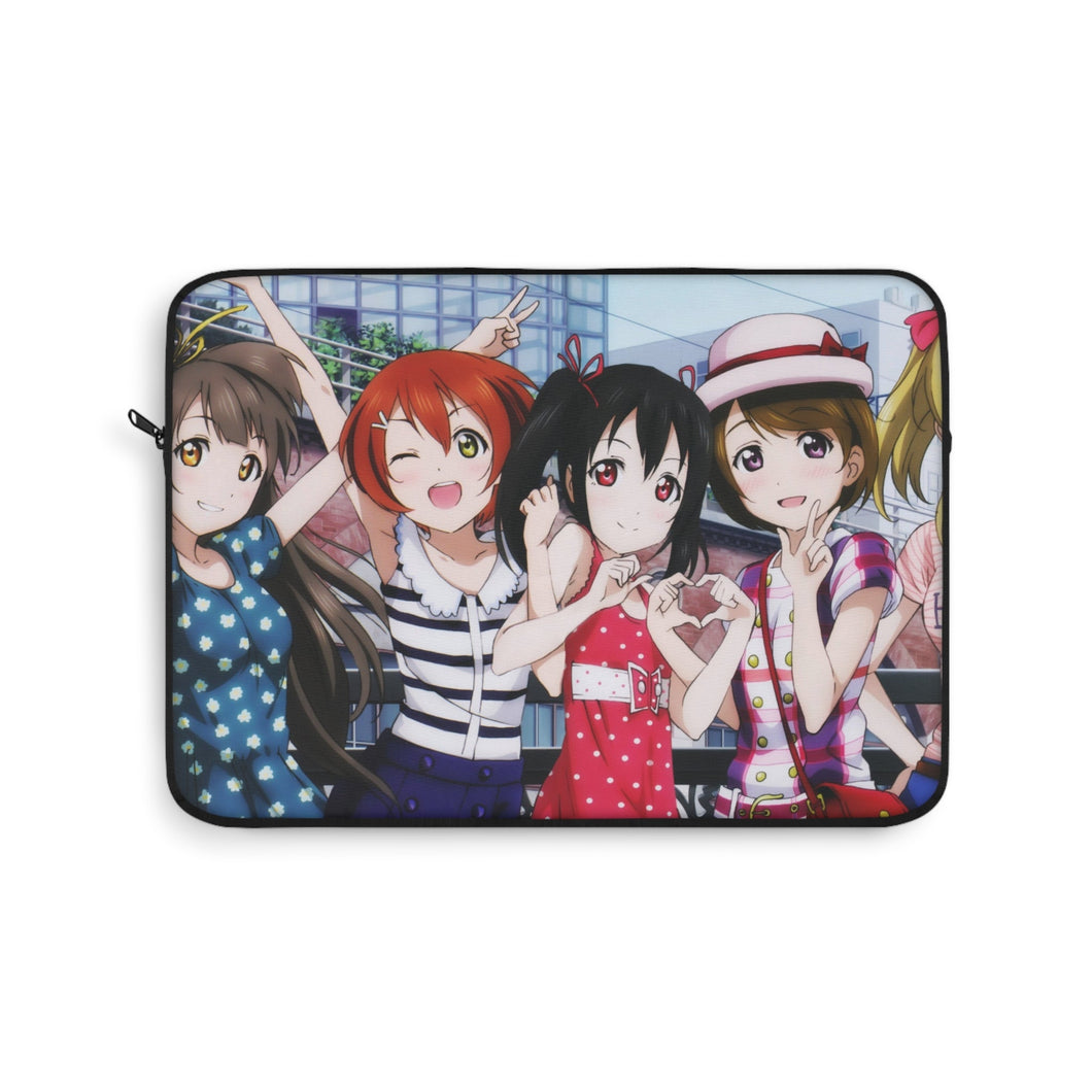 Love Live! Maki Nishikino, Kotori Minami, Umi Sonoda, Honoka Kousaka, Rin Hoshizora Laptop Sleeve