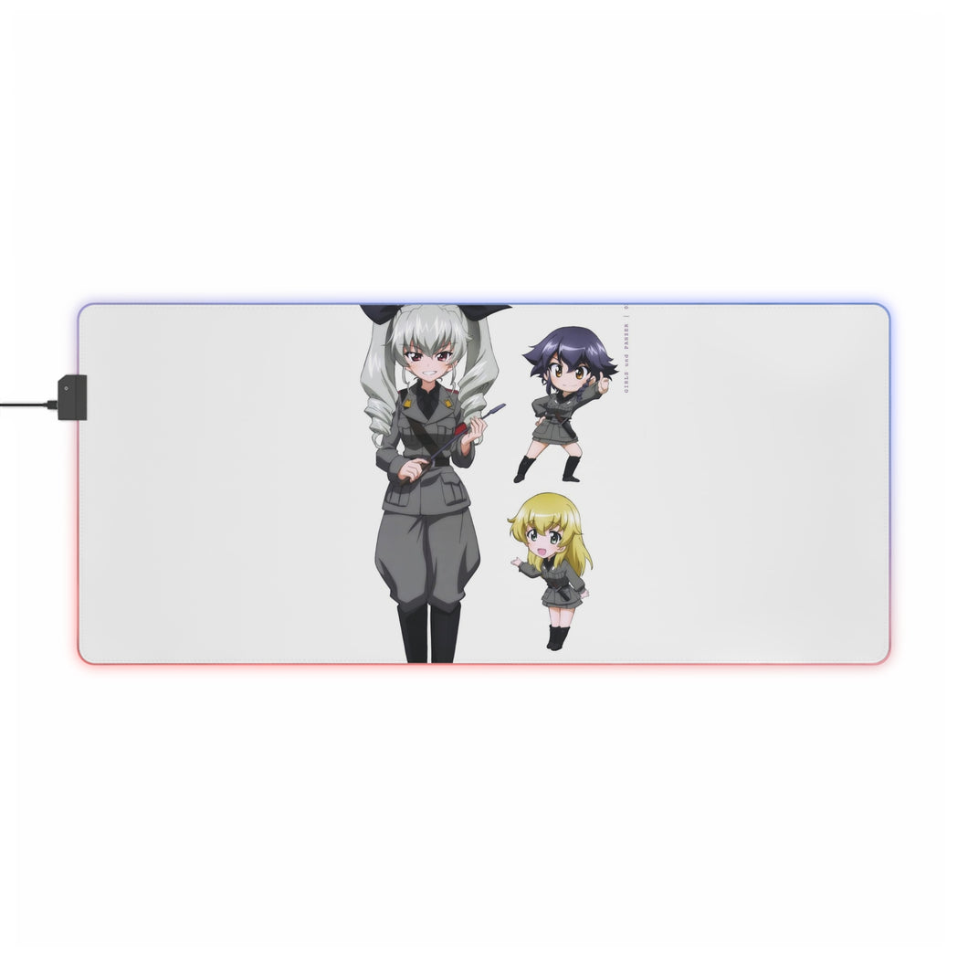Girls und Panzer RGB LED Mouse Pad (Desk Mat)