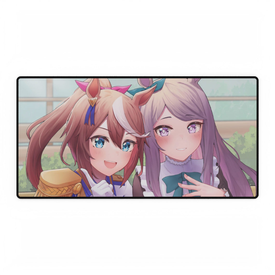 Mejiro McQueen & Tokai Teio Mouse Pad (Desk Mat)