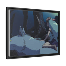 Load image into Gallery viewer, Anime Princess Mononoker Canvas Framed Art Print
