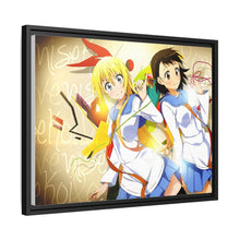 Load image into Gallery viewer, Nisekoi Chitoge Kirisaki, Kosaki Onodera Canvas Framed Art Print
