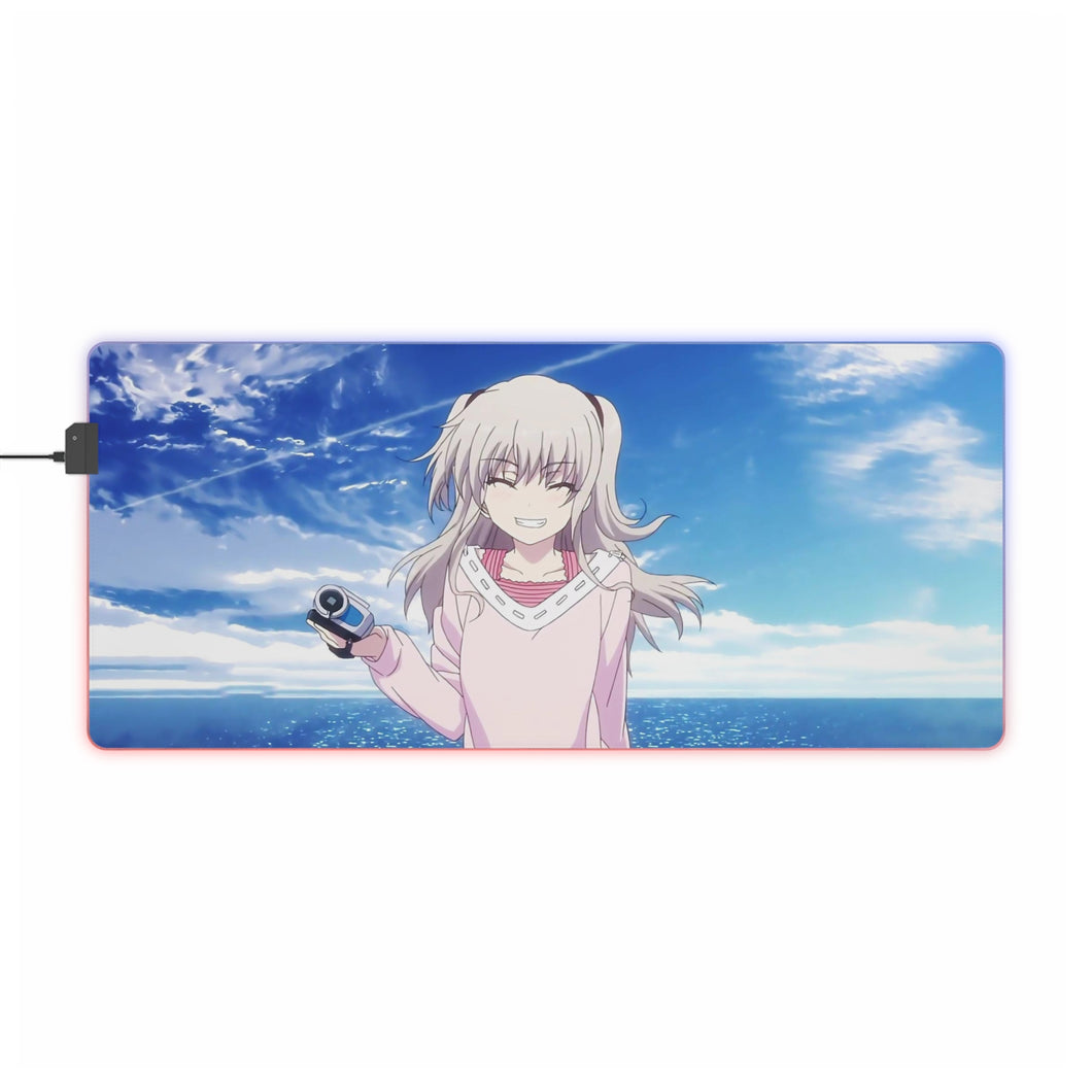 Nao Tomori smiling RGB LED Mouse Pad (Desk Mat)