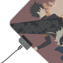 Load image into Gallery viewer, Black Clover Asta, Yuno RGB LED Mouse Pad (Desk Mat)
