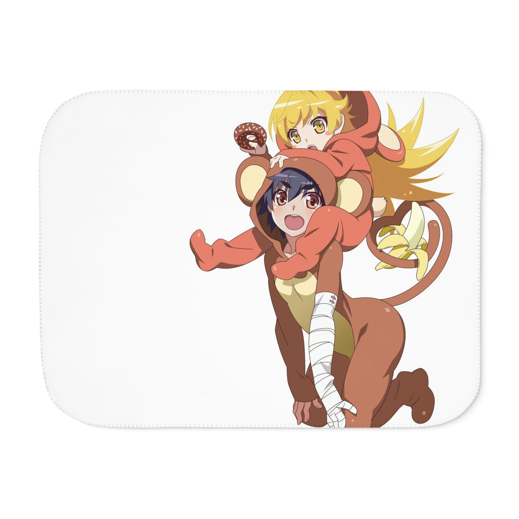 Monogatari (Series) Sherpa Blanket