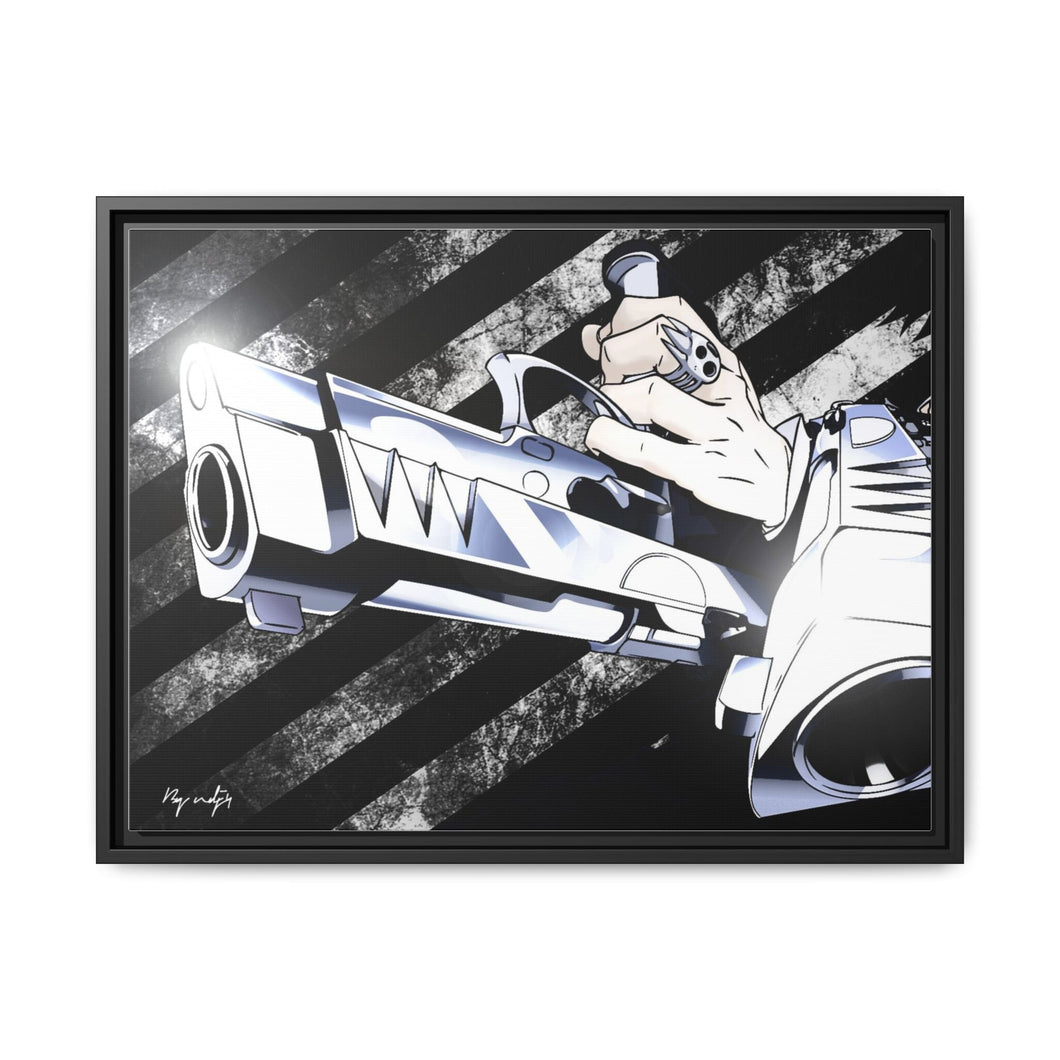 Soul Eater Death The Kid Canvas Framed Art Print