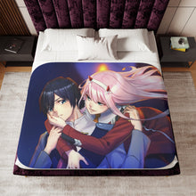 Load image into Gallery viewer, Zero Two,Hiro Sherpa Blanket
