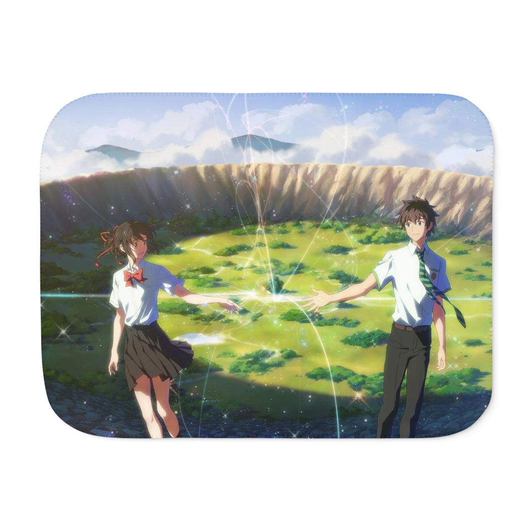 Anime Your Name. Sherpa Blanket