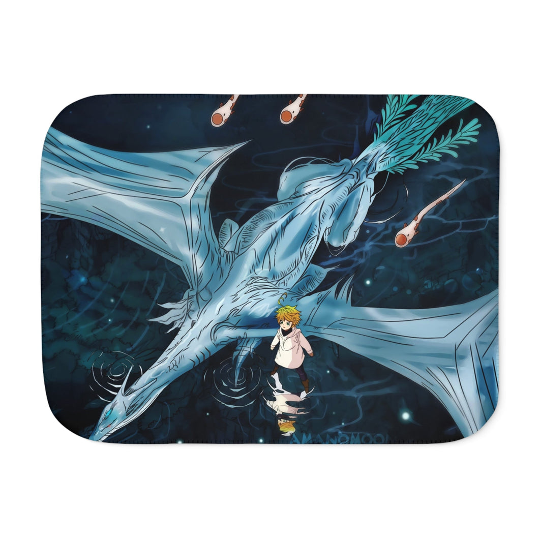 The Promised Neverland Emma Sherpa Blanket