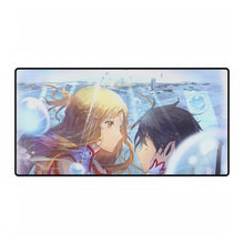 Load image into Gallery viewer, Kirito and Asuna Mouse Pad (Desk Mat)
