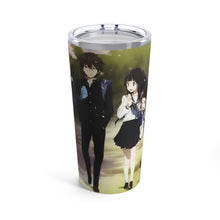 Load image into Gallery viewer, Hyouka Eru Chitanda, Satoshi Fukube, Mayaka Ibara Tumbler 20oz

