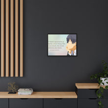 Load image into Gallery viewer, My Teen Romantic Comedy SNAFU Hachiman Hikigaya Canvas Framed Art Print
