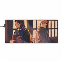 Load image into Gallery viewer, Satoru Gojo Suguru Geto RGB LED Mouse Pad (Desk Mat)
