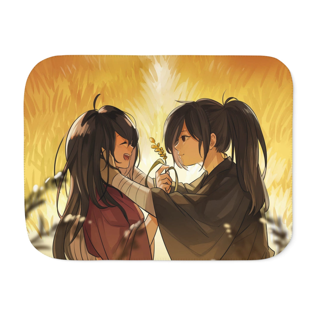 Hyakkimaru and Mio Sherpa Blanket