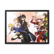 Sword Art Online Asuna Yuuki Canvas Framed Art Print