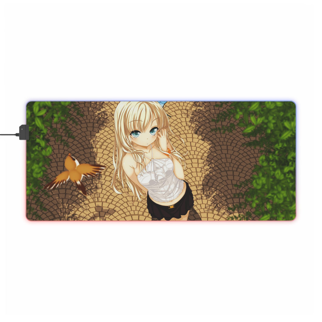Boku Wa Tomodachi Ga Sukunai Sena Kashiwazaki RGB LED Mouse Pad (Desk Mat)