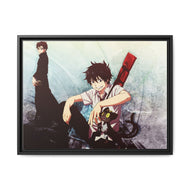 Blue Exorcist Canvas Framed Art Print