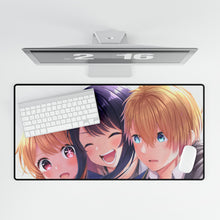 Load image into Gallery viewer, Ai Hoshino, Aquamarine Hoshino &amp; Ru Mouse Pad (Desk Mat)
