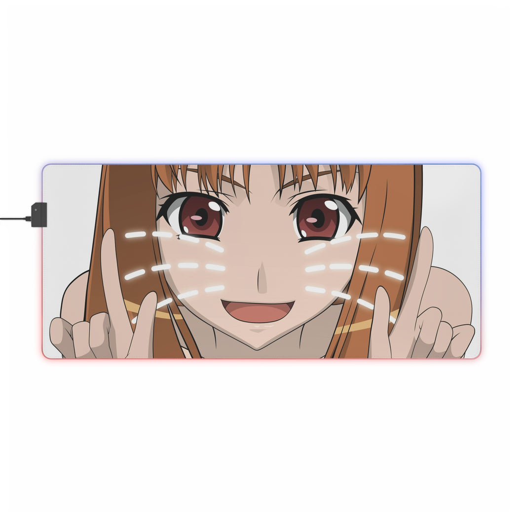Spice And Wolf RGB LED Mouse Pad (Desk Mat)
